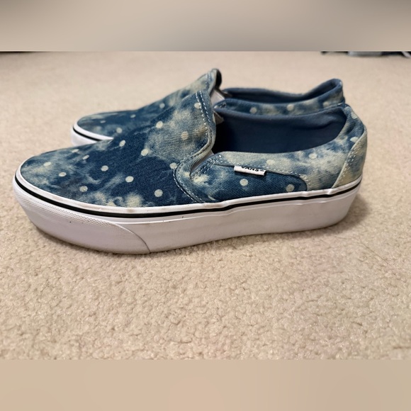 Vans Denim Dots Slip-On Shoes - Picture 3 of 7